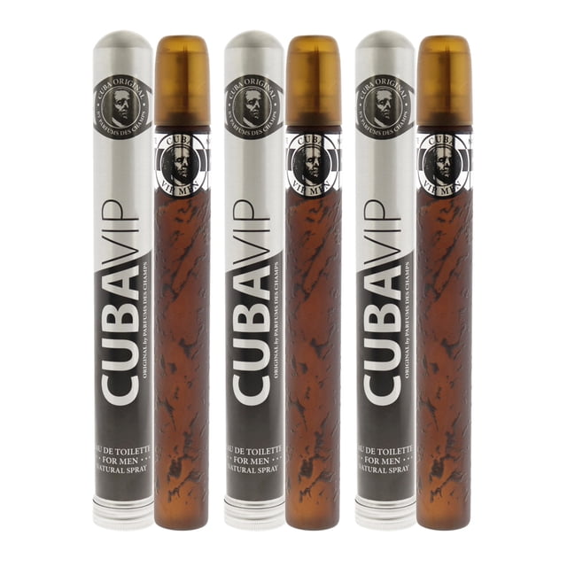 VIP de Cuba Cuba EDT Aerosol 1.17 oz Paquete de 3