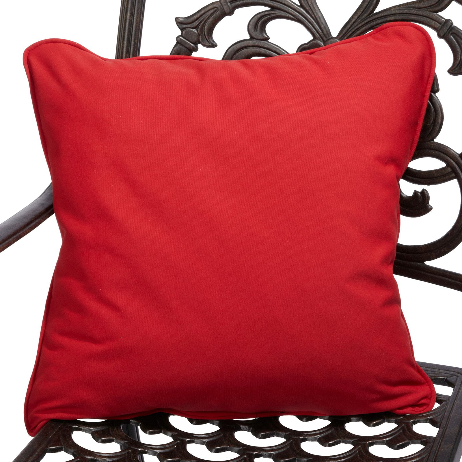 Mozaic Company Sunbrella Solid Outdoor Square Pillow with Corded Edge