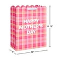 thumbnail image 4 of American Greetings Mother's Day 13" Large Gift Bag , Plaid Scallop Design (1-Count), 4 of 4