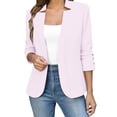 thumbnail image 3 of HNMKIU Solid Long Sleeve Button Knit Cardigan Jacket Casual Formal Womens Open Front Cover Up PK1 - XXXXL, 3 of 8