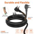 thumbnail image 4 of Protector contra sobretensiones Power Strip OKCHILD de metal con 8 salidas y 4,5 m, 4 of 9