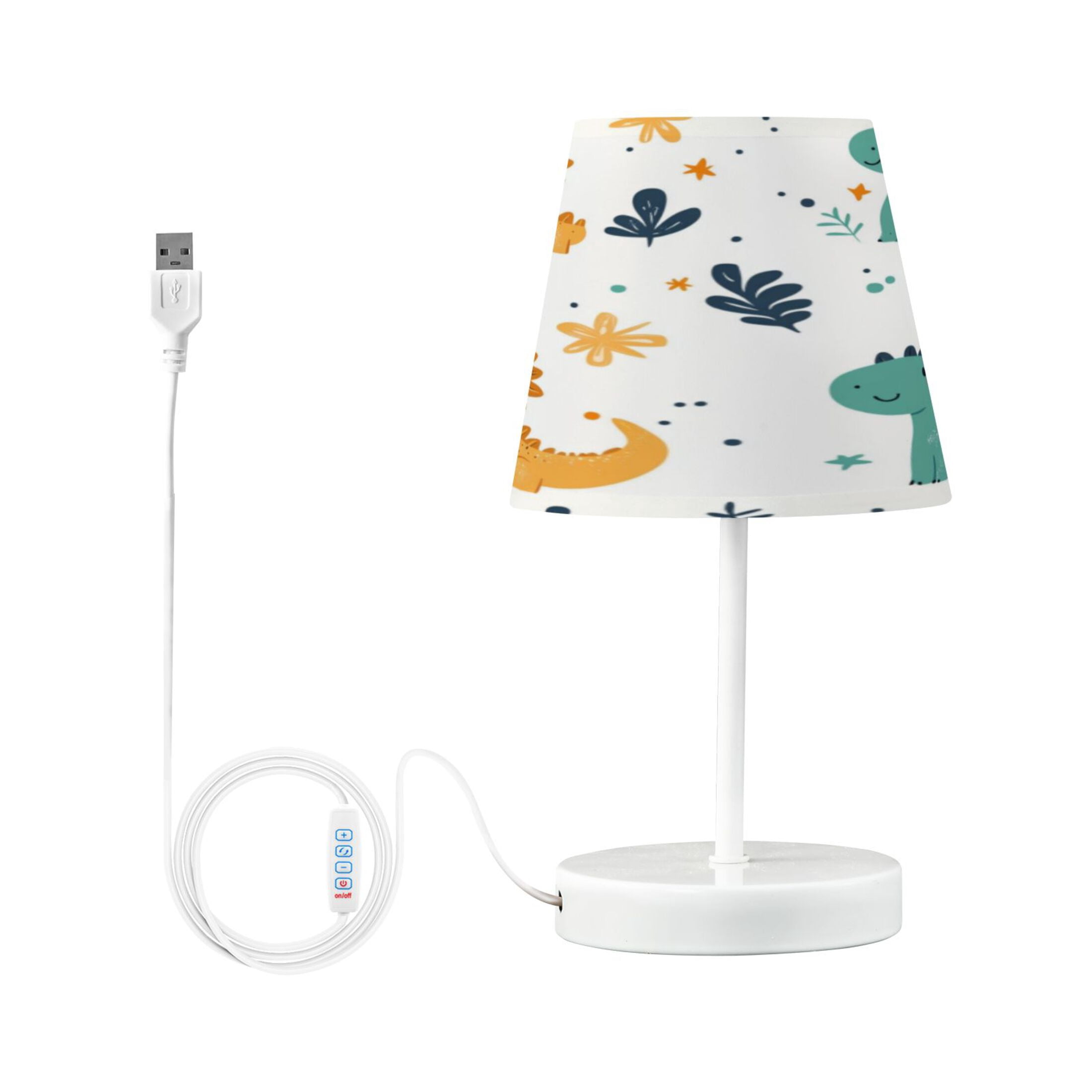Table Lamp Medium 7.9x11.8 Inches Table Lamps Night Light Tools & Home Improvement Bedroom Lamp Guest Room Lamp Study Lamp Office Lamp Colorful Cute Dinosaur