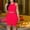Red, variant on Women's Crew Neck Sleeveless Crop Tank High Waist Biker Shorts 2 Piece Outfit, Solid Stretch Workout Matching Set Blue XL(XL)