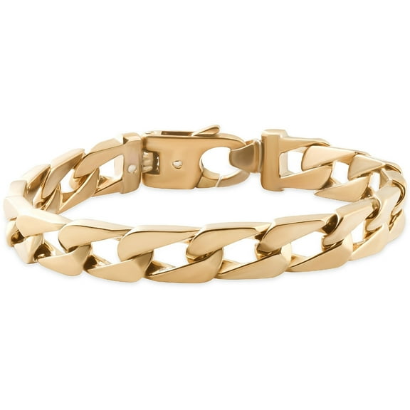 Pompeii Men's Cuban Link 14k Gold (70gram) or Platinum (113gram) 10mm Bracelet 9" (,)