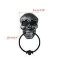 thumbnail image 3 of Halloween Skull Doorbell Door Knocker Props with Scary Sound for Halloween Party Door Decorations Outdoor Pendant, 3 of 9