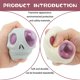 thumbnail image 4 of Squeeze Toy AWANGLUO Skull Halloween Squishy Fidget, paquete de 2, 4 of 6