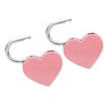 thumbnail image 4 of POCREATION 2 Sets Heart Lock Metal Colorful Exquisite Household Craft Supplies With Keys 30x39mm,Heart Lock,Key Lock, 4 of 8