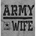 thumbnail image 2 of US Army Wife Military Soldier Pride Women's Long Sleeve T Shirt Brisco Brands S, 2 of 6