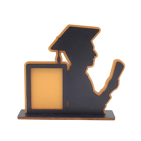 Graduation Table Decorations 2025, Tyeign 2024 Graduation Season Photo Frame Setup Wooden Combination Boy Photo Stand Desktop Ornament Graduation Decorations 2025 Elegant Graduation Centerpieces