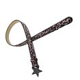 thumbnail image 6 of Yoetaun Leopards Print Belt Rhinestones Star Buckles Waistband Fashionable Waist Belt for Trendy Outfits Pink, 6 of 8