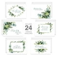 thumbnail image 2 of Greenery Floral Sympathy Cards / 24 Sympathy Cards And Envelopes / 6 Modern Designs / 4 5/8" x 6 1/4" Sympathy Greeting Cards, 2 of 5