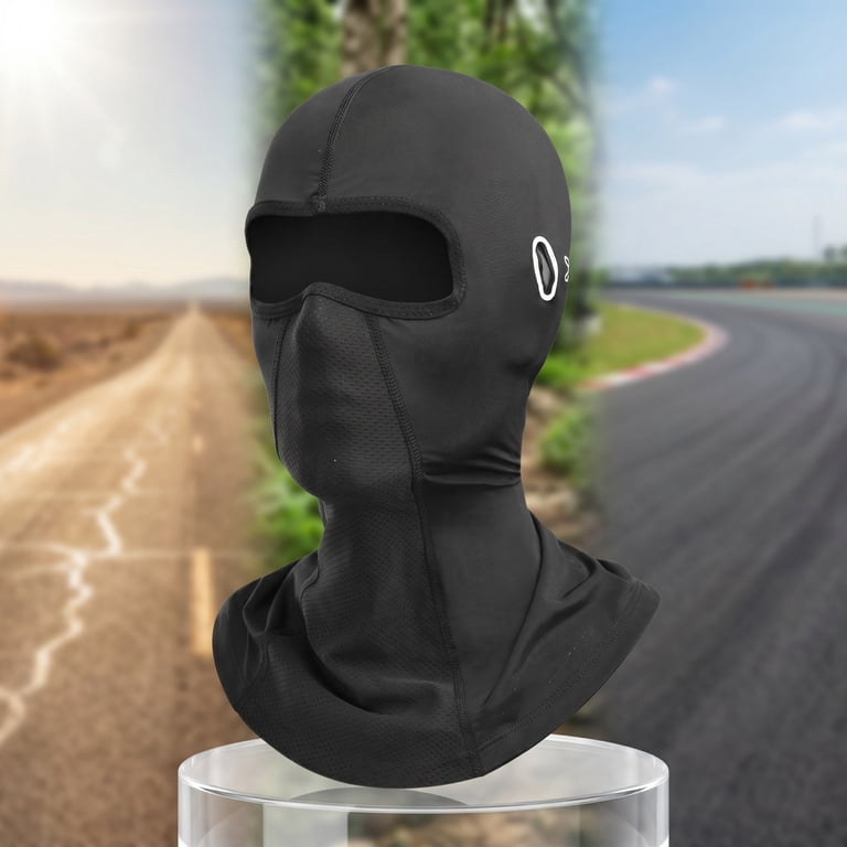 black motorcycle helmet in the summer beanie RideCap Made of ice silk fabric Edhitnr Summer Ice Silk Face