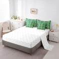 thumbnail image 5 of Homewish Cartoon Giraffe Lion Flamingo 7-Piece Twin Bedding Set - Kawaii Elephant, 5 of 8