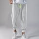 thumbnail image 1 of Pantalones largos de moda para hombre, informales, holgados, deportivos, con cinturón elástico y nueve puntos, de poliéster., 1 of 3