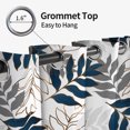 thumbnail image 6 of Tchckioa Botanical Leaf Blackout Curtains for Living Room,Thermal Insulated Grommet Drapes,42x96 Inch,2 Panels, 6 of 9
