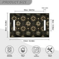 thumbnail image 5 of Renewold Summer Golf Cart Seat Cover Lightweight Golf Cart Seat Blanket Keeps Seat Cool & Comfort Fits for Most 2-Seat Golf Carts, Gold Sun Moon Star Print, 5 of 5