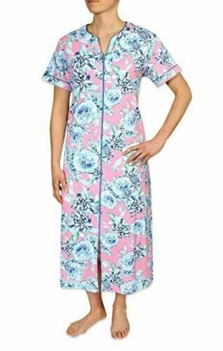 miss elaine short zipper robes