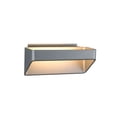thumbnail image 3 of VONN Atlas 10" ETL Certified Integrated LED Aluminum/Acrylic Wall Sconce Silver, 3 of 8