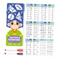thumbnail image 2 of MERIGLARE Kids Math Flash Cards Games Interactive Early Education Math Dry Erase Cards Fraction, 2 of 9