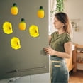 thumbnail image 5 of Un conjunto de pegatinas de simulación de frutas para refrigerador, pegatinas con mensajes, pegatinas tridimensionales 3D para refrigerador de frutas, 5 of 5