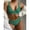 Green, variant on Babysbule Swimsuits for Women Fashion Women Split Swimwear Show Waist Printing Bikini Bathing Suit Swimsuit Sets