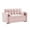 Pink-1, variant on Bellemave Sleeper Sofa Bed 3-in-1 Convertible Couch with Pullout Bed, Futon 2-Seater Loveseat with Toss Pillows and Storage Pockets, 3 Level Adjustable Backrest Sofa for Living Room (Black)