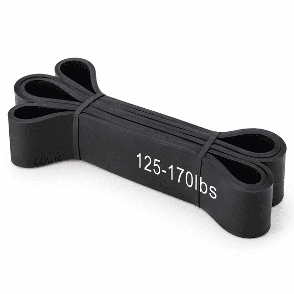 Black 1 Heavy Duty Latex Resistance Bands for Working Out and Fitness