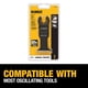thumbnail image 4 of Cuchilla oscilante DEWALT DWA4204 para madera con clavos, 4 of 5