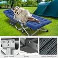 thumbnail image 2 of Zikebtuy Oversized XXL Folding Bed Cot with 3.3 inch 2 Sided Mattress, 32'' Wide Folding Camping Cots with Carry Bag, XXL Folding Sleeping Cot Guest Bed, 2 of 10