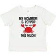 thumbnail image 3 of Inktastic Mommom and Poppop Love Me Grandson Boys or Girls Baby T-Shirt, 3 of 5