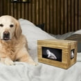 thumbnail image 4 of Caja de madera para mascotas de cremación Yuyangstore Urnas de cremación para cenizas de mascotas, 4 of 8