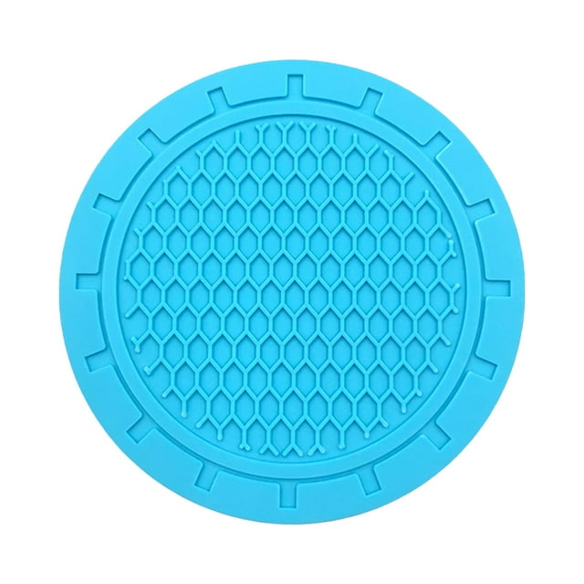 Rubber Car Mats, 2Pc Car Originality Water Mat Fashion Solid Color Heat Insulation Mat Honeycomb Car Mat Car Mat Car Mats Rubber
