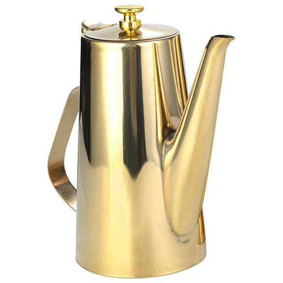 BESTYASH Stainless Steel Water Kettle for Boiling, Golden Finish, and for Adults, 1 Piece