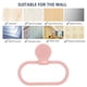 thumbnail image 3 of OHOIOLLA Gancho Para Toallas Con Adhesivo Sin Perforar Rosa Material ABS Fuerte Para, 3 of 8