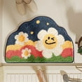 thumbnail image 4 of Mdesiwst Bathroom Floor Mats Water Absorbent Cartoon Flower Shape Soft Quick-Drying Carpet for Ultimate Comfort, 4 of 8