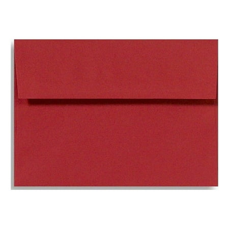 UPC: 0848614035809 | A6 Invitation Envelopes (4 3/4 x 6 1/2) – Holiday Red (50 Qty.)