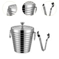 thumbnail image 3 of Cubo de hielo de metal que mantiene las bebidas frías y evita que el cubo de hielo se derrita Cubo de champán 1L, 3 of 7
