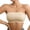 Beige, variant on Women’s Seamless Strapless Backless Bra For Silicone Push Up Sticky Bras Comfortable Support High Compression Sports Bras for Women
