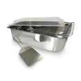 thumbnail image 1 of ExcelSteel 4 Piece Stainless Roaster with Cover, Rack and Spatula, 1 of 3
