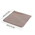 thumbnail image 3 of Cojín de silla de lino y algodón con lazos | Almohadilla antideslizante para asiento de comedor | Almohadilla lavable para silla, ideal para uso en interiores, hogar, cocina u oficina., 3 of 6