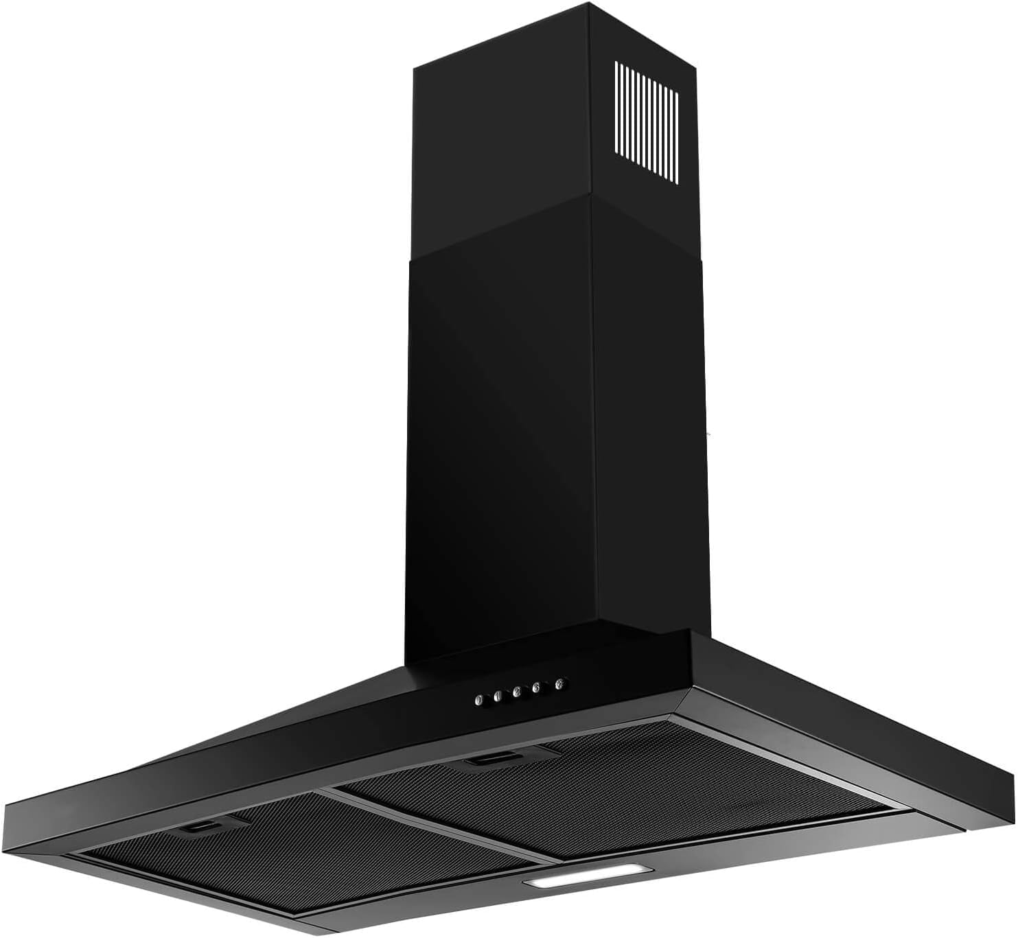 Joeaonz 24-inch Wall Mount Convertible Range Hood with LED Lighting, 450 CFM, Stainless Steel, 3-Speed