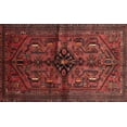 thumbnail image 1 of Ahgly Company Indoor Rectangle Traditional Brown Red Persian Area Rugs, 7' x 10', 1 of 6