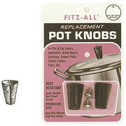 Tops Replacement Pot Knob Fits Pots, Pans, Cookware, Canisters & More Bakelite Plastic,Black