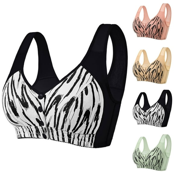 Otvok Womens Sports Underwear Yoga Wear Running Back Training Shock-Proof Breasted Bra