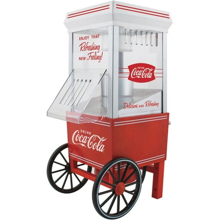 Nostalgia OFP501COKE Coca-Cola 12-Cup Hot Air Popcorn