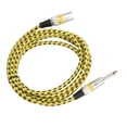 thumbnail image 1 of Microphone JORINDO XLR to 1/4 Inch 6.35mm Male Cable Balanced Signal Interconnect Microphone Cord, 1 of 7