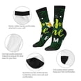 thumbnail image 3 of KLL Tropical Summer Vibes Print Cool Socks Men's Women's Crew Socks Funny Crazy Novelty Stockings, 3 of 6