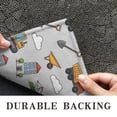 thumbnail image 6 of Cartoon Construction Vehicles Buildings Door Rugs,Washable Non Slip Door Mats Indoor,Decorative Door Mats,Entry Mat Indoor for Entrance,Bedroom,Kitchen,Bathroom,20"x32", 6 of 6