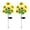 B, variant on Solar LED Sunflower Garden Lights 27.56in - 6-Head Solar Powered Outdoor Decoration, 2-Pack, Auto On/Off, Waterproof, Constant & Flashing Modes