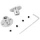 thumbnail image 2 of Acopladores, 2 Piezas M3 Acoplador de Brida rígida Acoplador de guía de Motor Acoplador de Eje de Motor Conector ID 6 mm OD 10 mm, 2 of 8